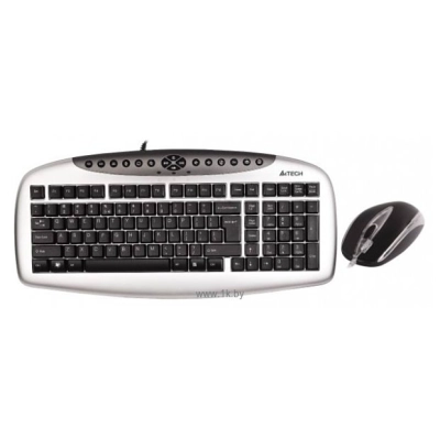 A4Tech KB-2103D Multimedia Desktop black PS/2