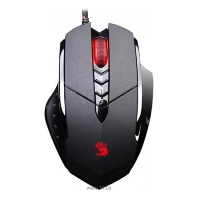 A4Tech Bloody V7M game mouse black USB + kovrik B-071