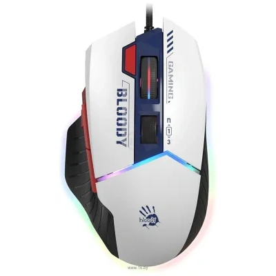 A4Tech Bloody W95 Max Sports white/temno-blue