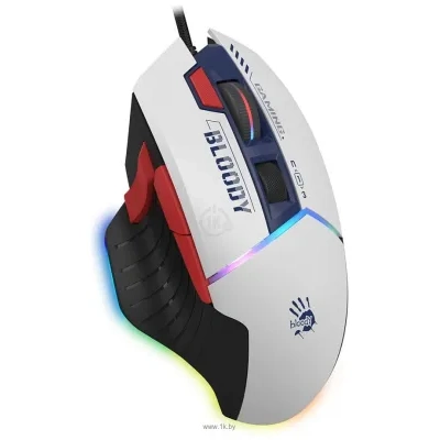 A4Tech Bloody W95 Max Sports white/temno-blue