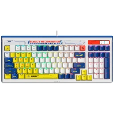 A4Tech Bloody B950 white/blue, Light Strike Libra Brown