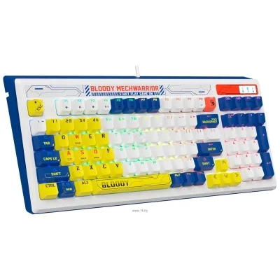 A4Tech Bloody B950 white/blue, Light Strike Libra Brown