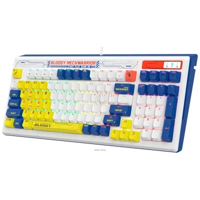 A4Tech Bloody B950 white/blue, Light Strike Libra Brown
