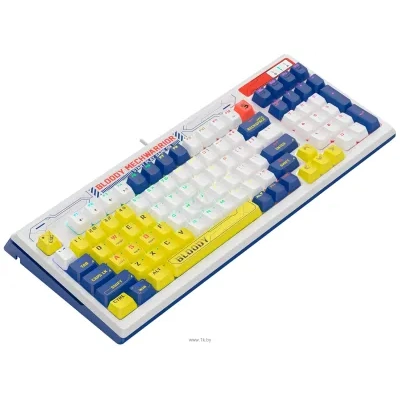 A4Tech Bloody B950 white/blue, Light Strike Libra Brown