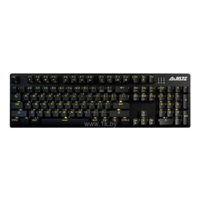 AJAZZ AK52 RGB Mechanical Gaming Keyboard Blue Switch black