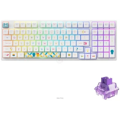 Akko 3098B Doraemon Rainbow  CS Jelly Purple