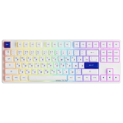 Akko 5087S White & Blue  CS Jelly Purple