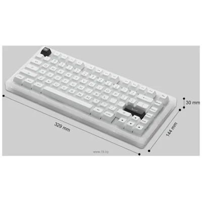 Akko ACR Pro 75 White  CS Crystal (bez kirillitsyi)