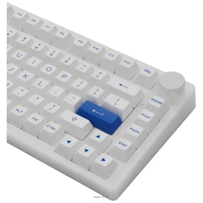 Akko PC75B Plus White & Blue  CS Jelly Pink (bez kirillitsyi)