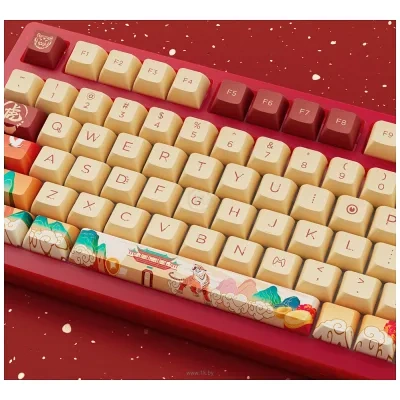 Akko PC75B Plus Year Of Tiger TTC Flame Red (bez kirillitsyi)