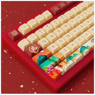 Akko PC75B Plus Year Of Tiger TTC Flame Red (bez kirillitsyi)