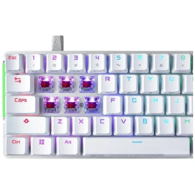 ASUS ROG Falchion Ace Moonlight White  ROG NX Red