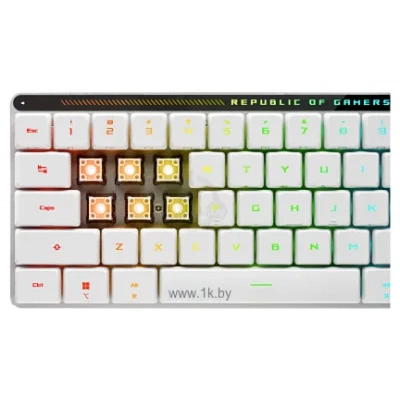 ASUS ROG Falchion Moonlight White  RX Low Profile Blue