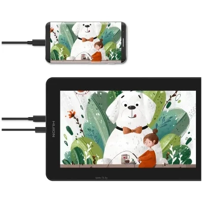 Huion Kamvas 12 (chernyiy/oranjevyiy)