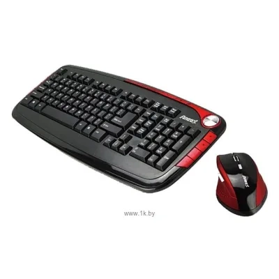 Aneex E-WKM1881 black-Red USB