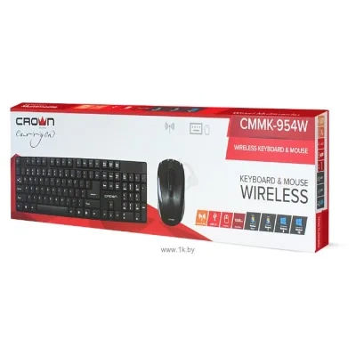 Crown CROWN CMMK-954W black USB