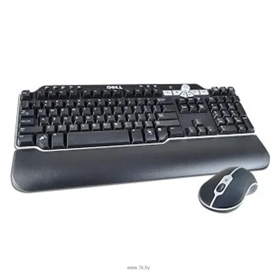 DELL 0XN107 Bluetooth Wireless Multimedia Keyboard & Optical Mouse Kit black/Silver