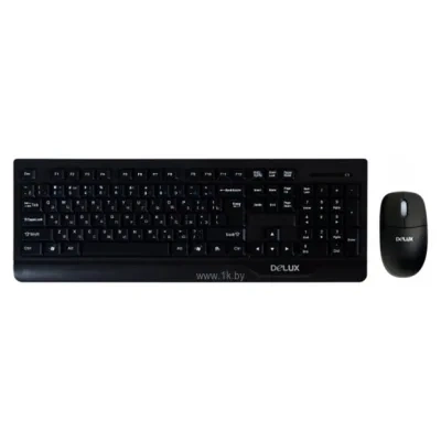 Delux K6000G + M371G black USB