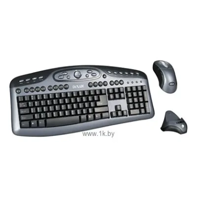 Delux K7016RF+M500H black-Grey USB